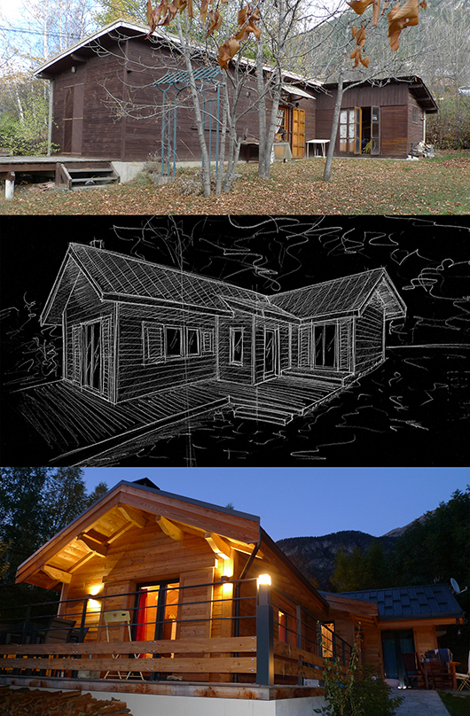 Détail de la réalisation LE CABANON