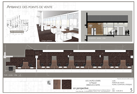 Détail de la réalisation LES 2 ALPES LOISIRS